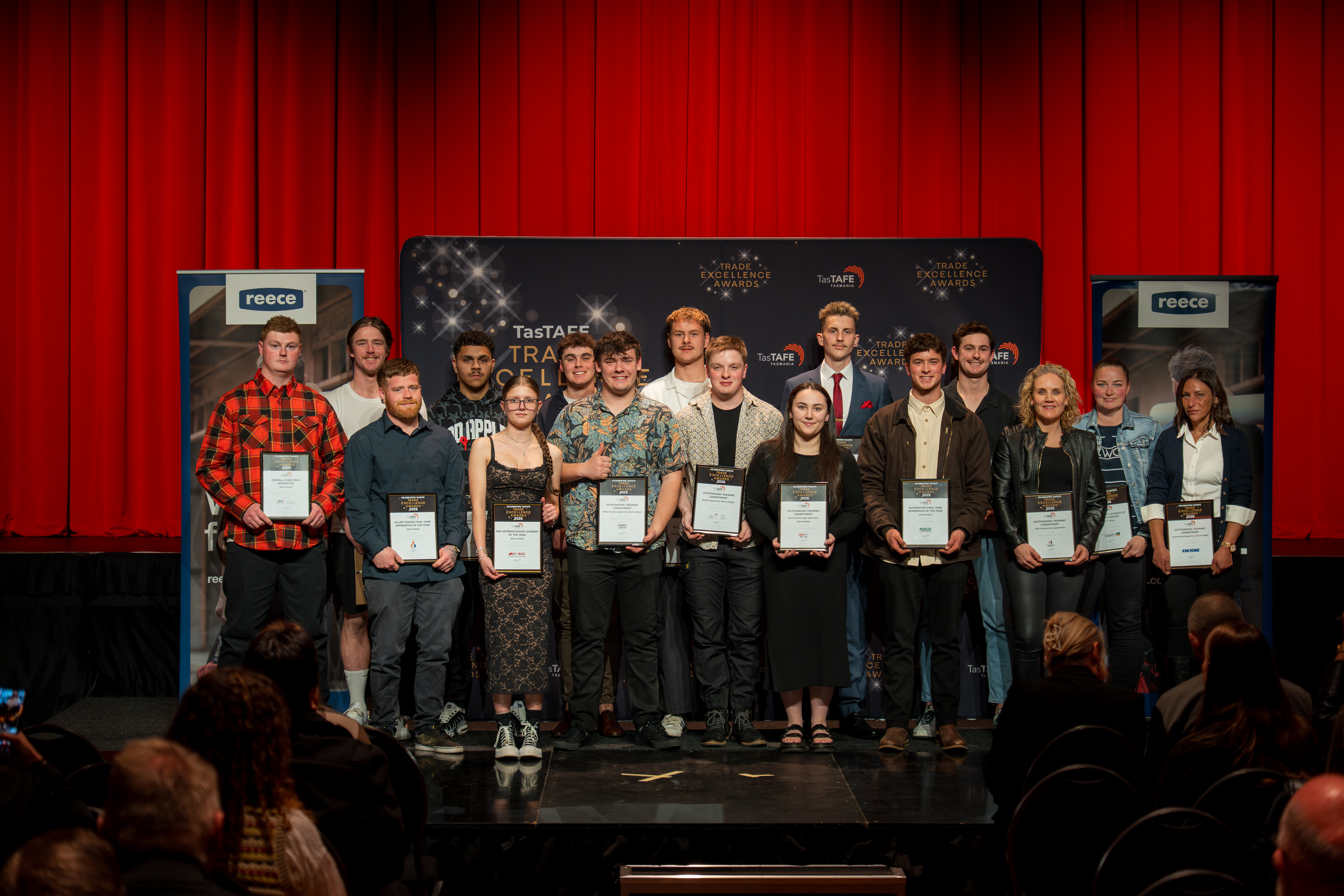 Trade Excellence Awards winners in Burnie