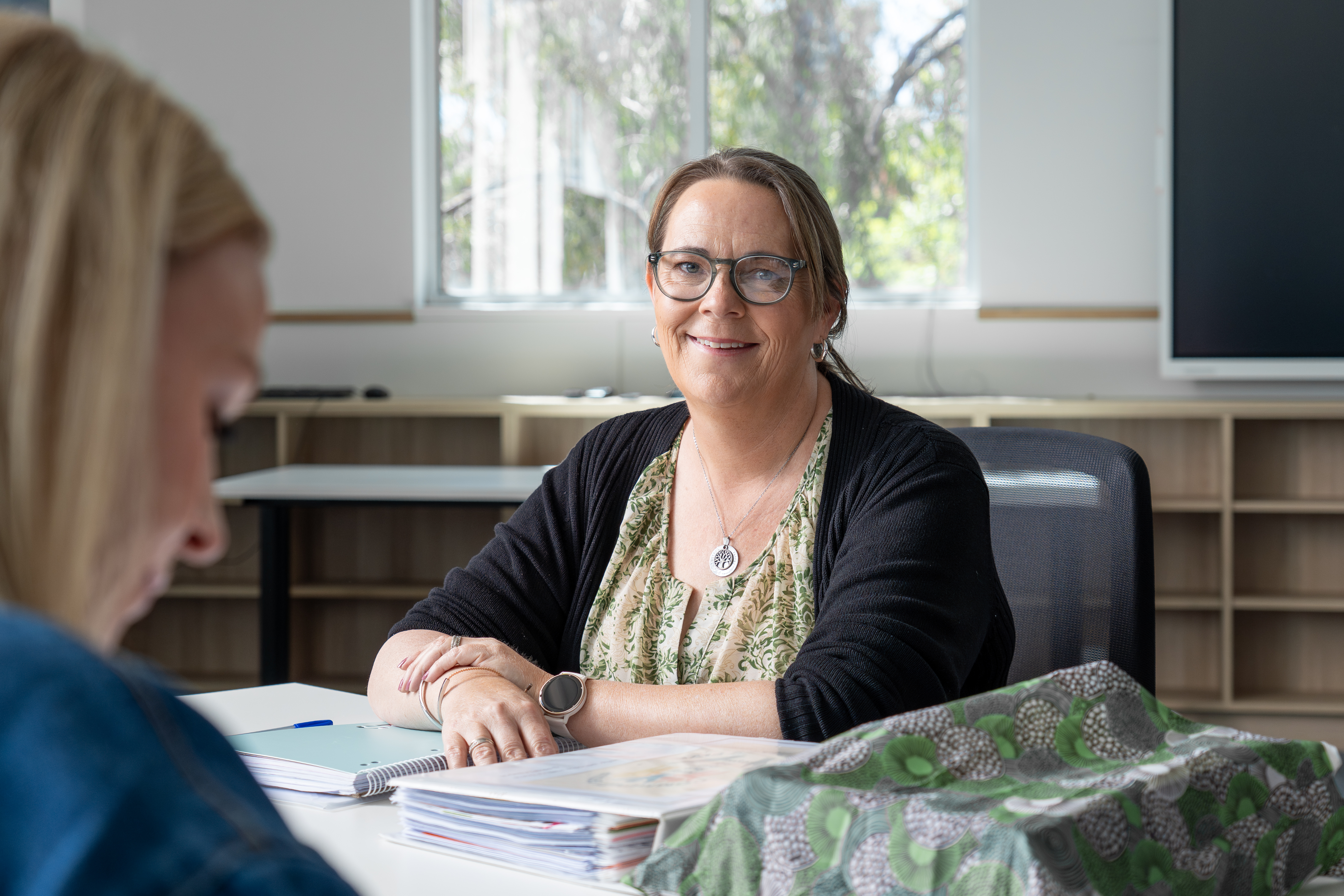 TasTAFE Community Services graduate Rachael Shackcloth at Alanvale Campus.