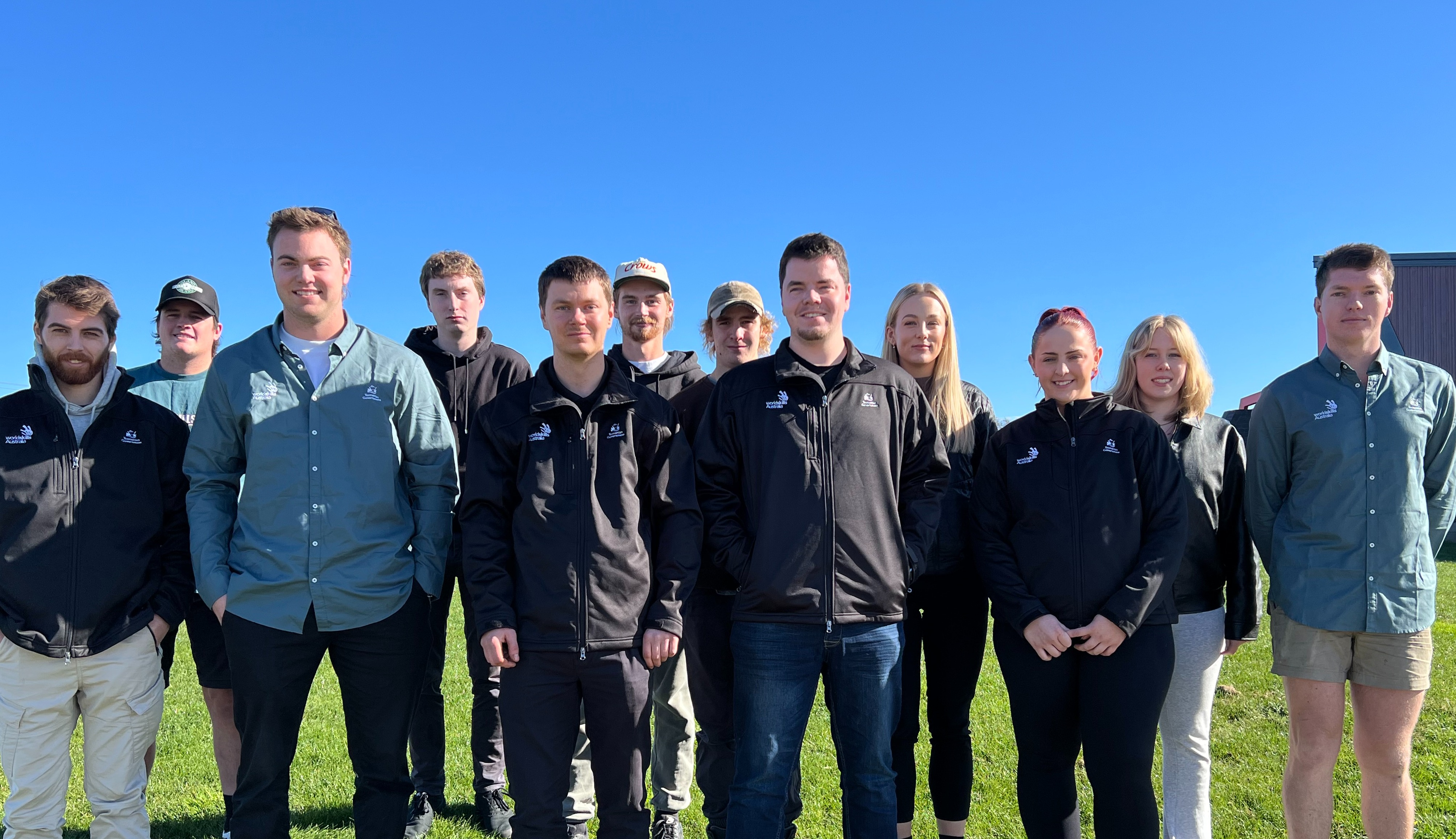 Group photo of Tasmania Wordskills participants