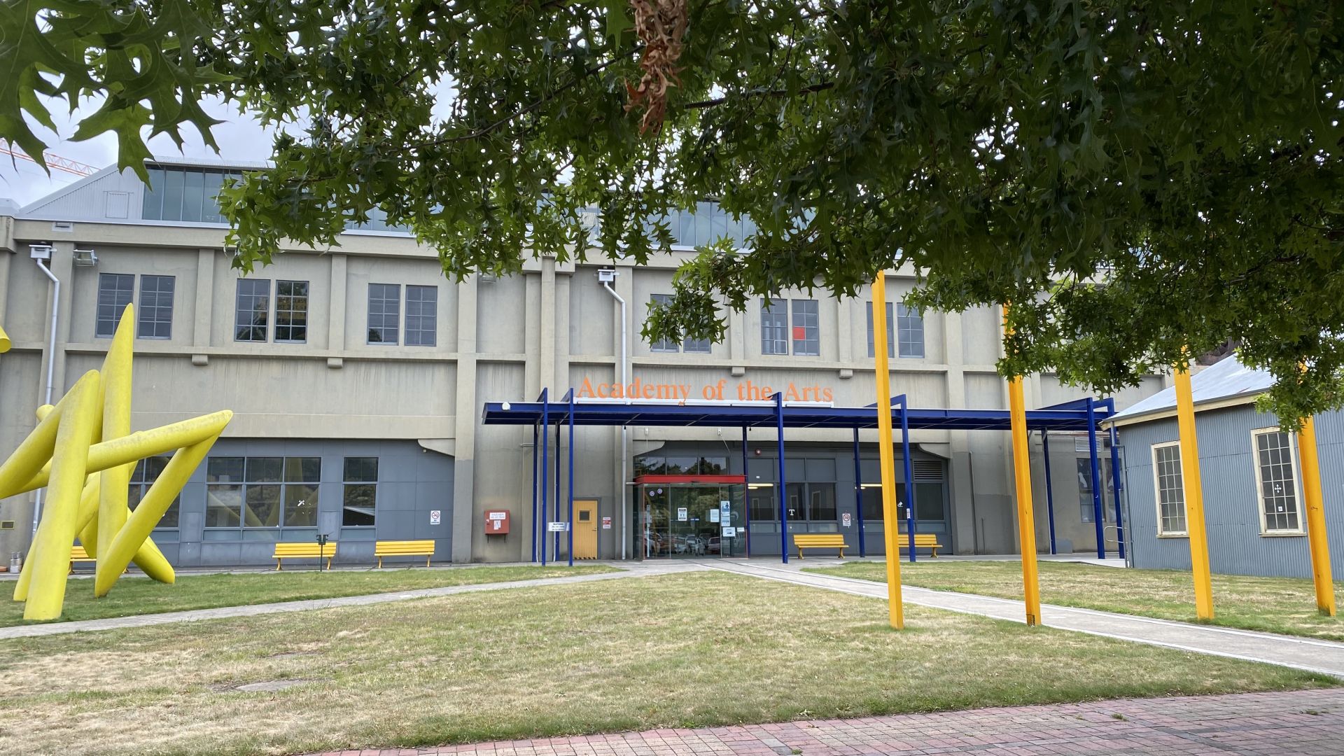 Outside Façade of the Academy of the Arts