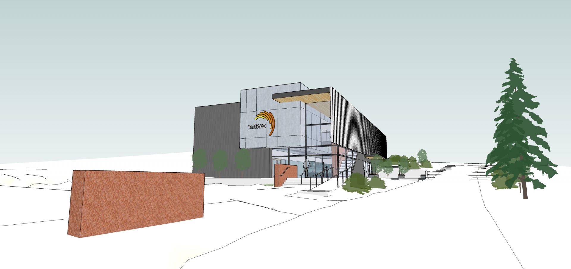 Mock up image of the agriculture centre of excellence