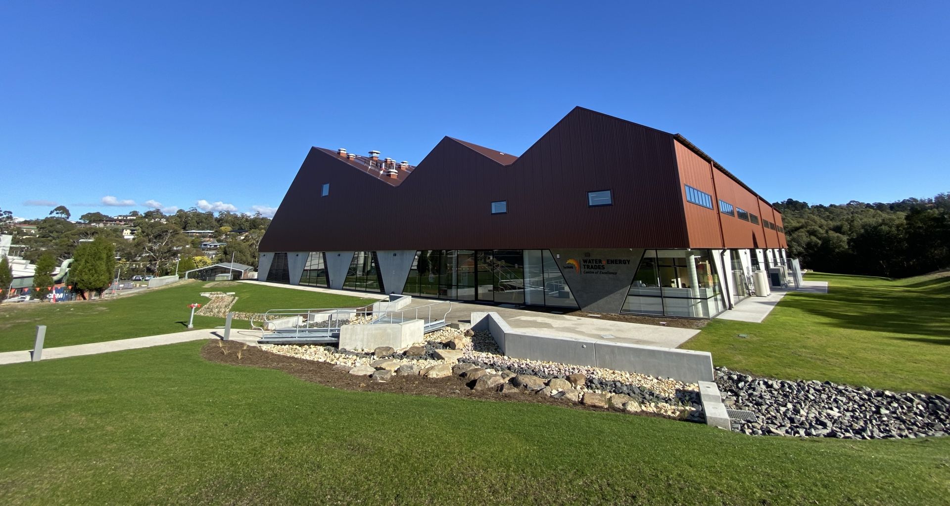 Large building on a sunny day